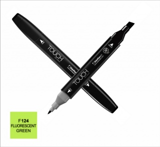 F124 Fluorescent green TOUCH Twin Marker