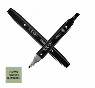 GY233 Grayish olive green TOUCH Twin Marker