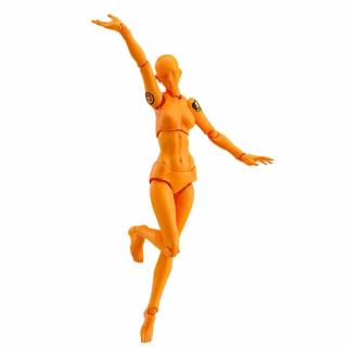 Kloubová figurka oranžová, žena