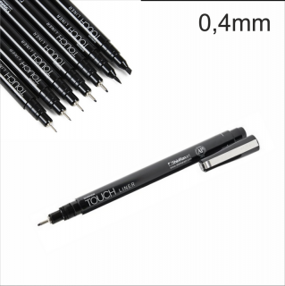Liner TOUCH černý 0,4mm