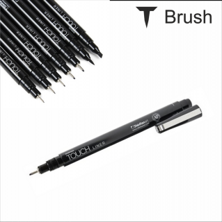Liner TOUCH černý štětcový