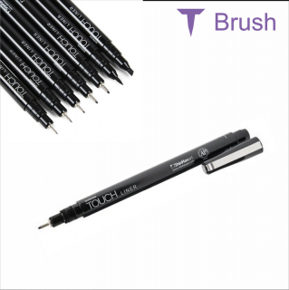 Liner TOUCH fialový štětcový