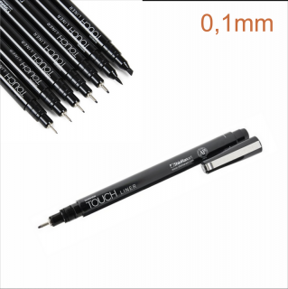 Liner TOUCH hnědý 0,1mm
