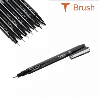 Liner TOUCH hnědý štětcový