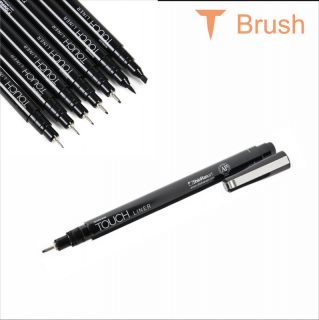 Liner TOUCH oranžový štětcový