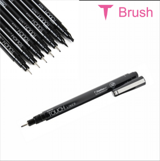 Liner TOUCH růžový štětcový
