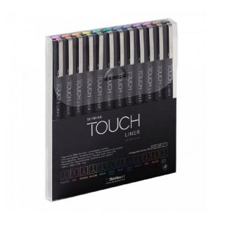 Liner TOUCH sada 12ks, barevná 0,1mm