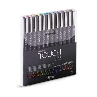 Liner TOUCH sada 12ks, barevná BRUSH