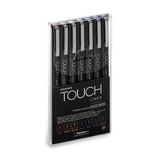 Liner TOUCH sada 7ks, barevná BRUSH