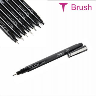 Liner TOUCH vínový štětcový