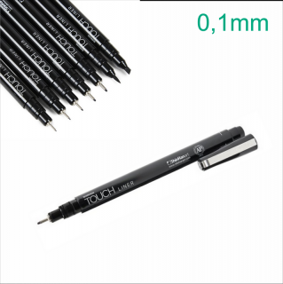 Liner TOUCH zelený 0,1mm