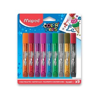 MAPED glitrové lepidlo se třpytkami 9x10,5ml