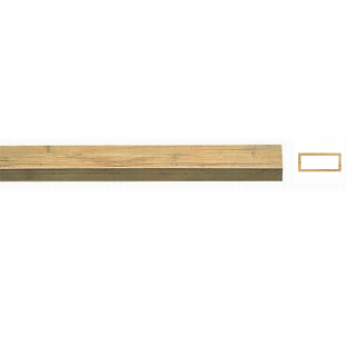 Mosazný profil obdélníkový dutý 2x1mm