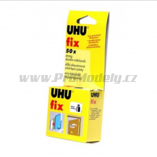 Oboustranná páska UHU Fix, 50 dílků
