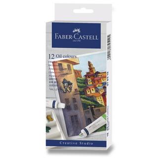 Olejové barvy FABER-CASTELL, 12ks