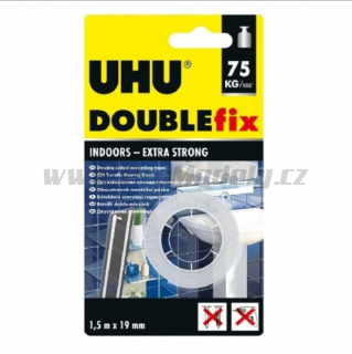 Pěnová montážní páska UHU Double Fix, 19mm x 1,5m, 75 kg