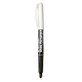 Permanentní popisovač CENTROPEN 2686, bílý tenký