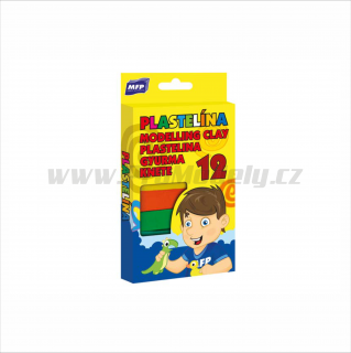 Plastelína, 100g, 12 barev