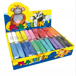 Plastelína, 60g, tmavě modrá