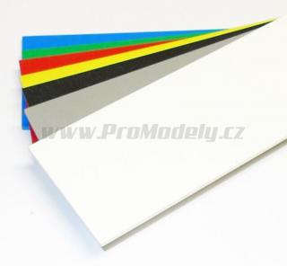 Plastová deska 3mm, bílá, 1000x500mm
