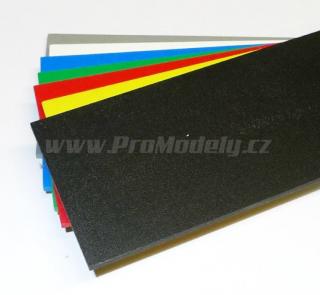 Plastová deska 3mm, černá, 1000x500mm