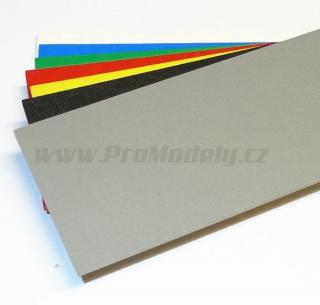 Plastová deska 3mm, šedá, 1000x500mm