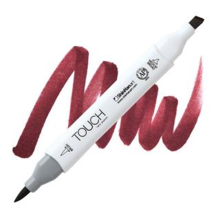 R1 Wine red TOUCH Twin Brush Marker