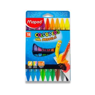Sada olejových pastelů MAPED Color Peps, 18ks