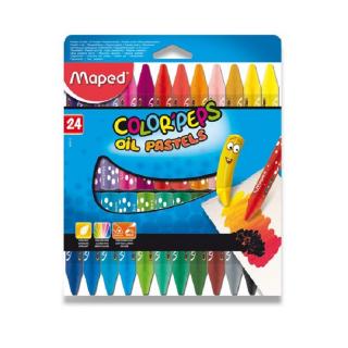 Sada olejových pastelů MAPED Color Peps, 24ks