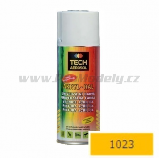 Sprej AKRYL RAL 1023, žlutá dopravní, 400ml