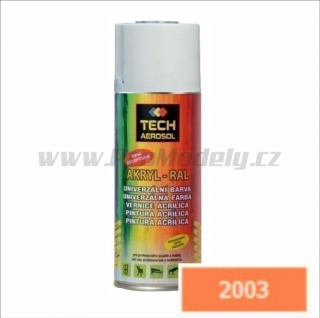 Sprej AKRYL RAL 2003, oranžová pastelová, 400ml