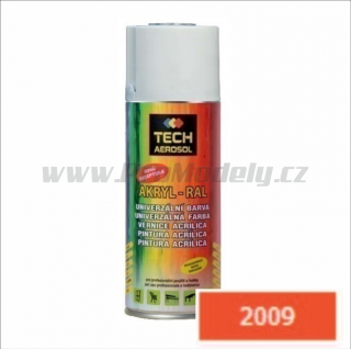 Sprej AKRYL RAL 2009, oranžová dopravní, 400ml