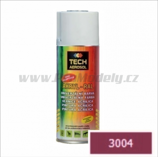 Sprej AKRYL RAL 3004, červená purpurová, 400ml