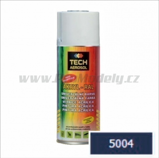 Sprej AKRYL RAL 5004, modročerná, 400ml