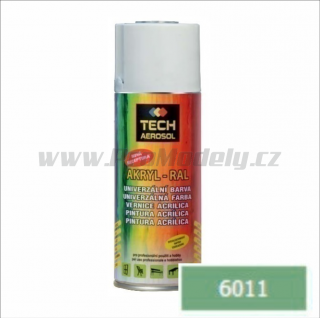 Sprej AKRYL RAL 6011, zelená rezedová, 400ml