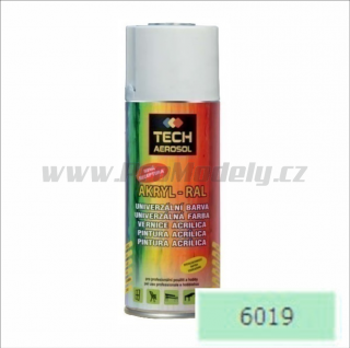 Sprej AKRYL RAL 6019, zelená pastelová, 400ml