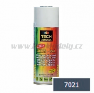 Sprej AKRYL RAL 7021, šedočerná, 400ml