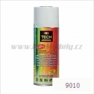 Sprej AKRYL RAL 9010, bílá lesklá, 400ml