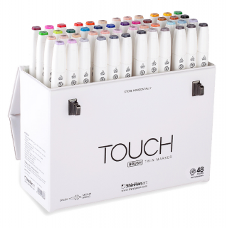 Touch Twin Brush Marker 48ks, základní