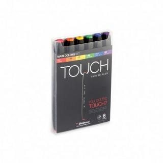 Touch Twin Marker 6ks, základní