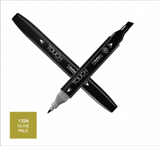 Y224 Olive pale TOUCH Twin Marker