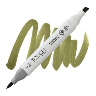 Y225 Olive green dark TOUCH Twin Brush Marker