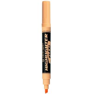 Zvýrazňovač silný FLEXI CENTROPEN 8542, oranžový pastelový