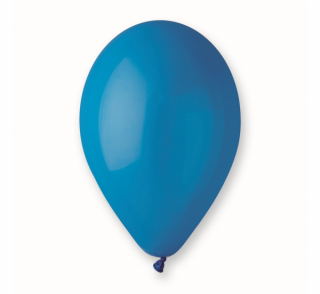 Balonky 1 ks modré - 26 cm pastelové