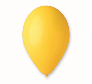 Balonky 1 ks žluté - 26 cm pastelové