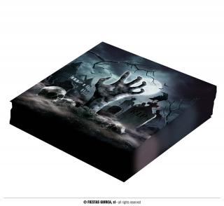 Ubrousky - Zombie - Halloween 33 x 33 cm - 12 ks
