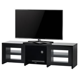 Televizní stolek SONOROUS LB 1621 (černý) (Luxusní TV stolek vhodný pro televize do 70  a 80kg. Stolek je vyrobený v černé barvě.)