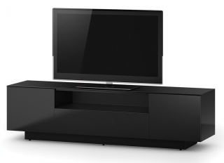 Televizní stolek SONOROUS LB 1830 (černý) (Luxusní TV stolek vhodný pro televize do 75  a 80kg. Stolek je vyrobený v černé barvě.)