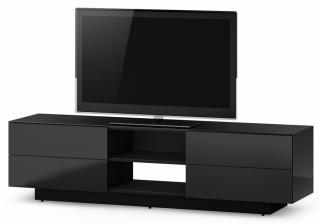 Televizní stolek SONOROUS LB 1840 (černý) (Luxusní TV stolek vhodný pro televize do 75  a 80kg. )
