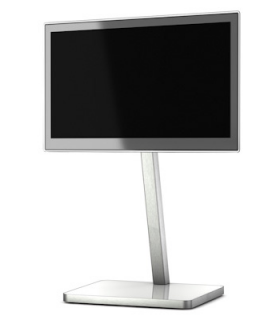 TV stojan Sonorous PL 2700 (bílá/stříbrná)